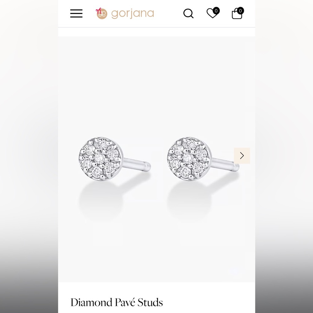Gorjana Diamond Pave Earrings